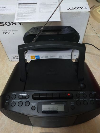 วิทยุ SONY CFD-S70 สภาพใหม่เอี่ยม ใช้งานได้หมด CD. FM. เทป ใช้ได้ปกติ  เสียงดี รูปที่ 3