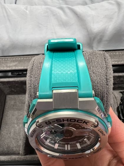 Casio G-Shock G-STEEL Limited Color GST-410 series รุ่น GST-410-2A สีฟ้าเทอร์ควอย (สีผลิตจำกัดไม่วางขายในไทย) ของแท้ รูปที่ 5