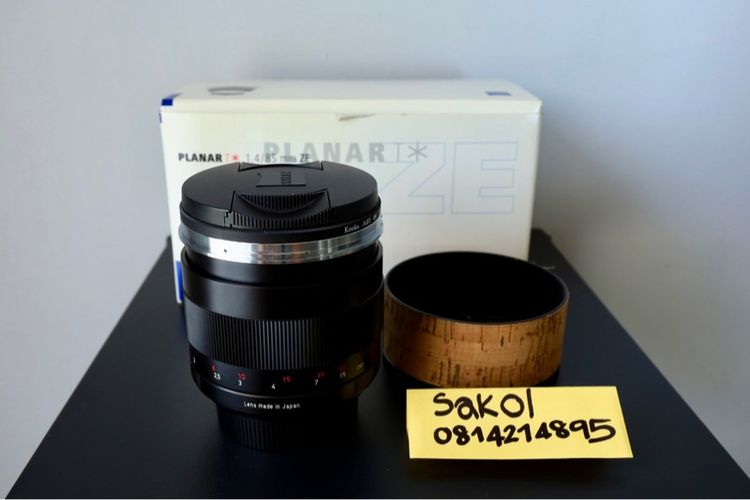 เลนส์ fixed Carl Zeiss Planar    85mm f1.4  ZE