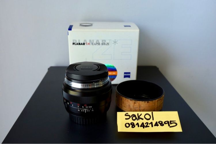 เลนส์ fixed Carl Zeiss Planar   50mm f1.4 ZE