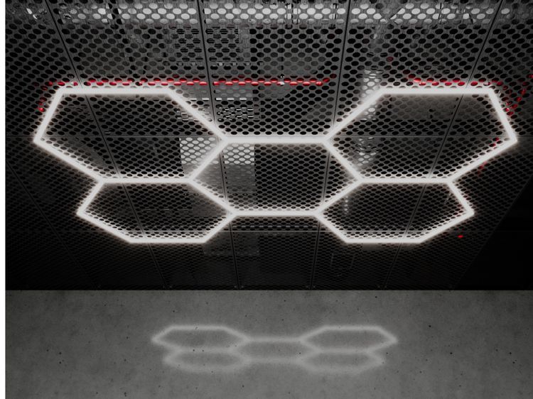  ไฟ LED ทรงรังผึ้ง 5 เหลี่ยม กำลังไฟ 216 วัตต์ รูปที่ 8