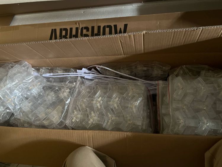  ไฟ LED ทรงรังผึ้ง 5 เหลี่ยม กำลังไฟ 216 วัตต์ รูปที่ 7