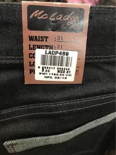 ของใหม่ของแท้อยู่ในถุงพลาสติก เอว 31ยืดได้ถึงเอว32  ยีนส์ทรงขาเดฟ สียีนส์เข้มหญิง jeans mc เบอร์ เอว 31 ❤️   รูปที่ 7