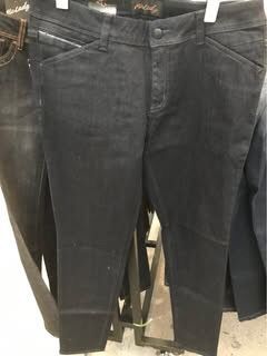 ของใหม่ของแท้อยู่ในถุงพลาสติก เอว 31ยืดได้ถึงเอว32  ยีนส์ทรงขาเดฟ สียีนส์เข้มหญิง jeans mc เบอร์ เอว 31 ❤️   รูปที่ 2