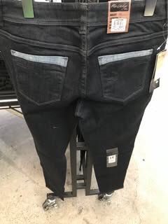 กางเกงขาเดฟ สียีนส์เข้มหญิง jeans mc เบอร์ เอว 31 ❤️   รูปที่ 3