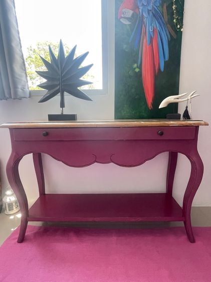 Wooden Console Table (handcrafted)