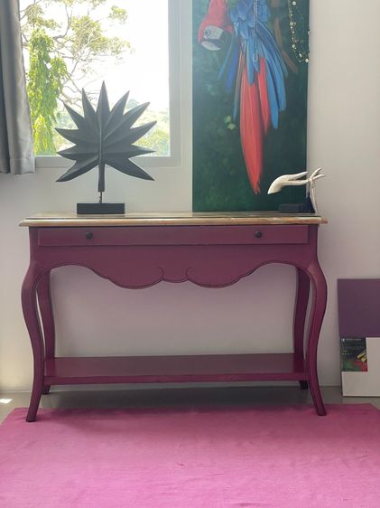 Wooden Console Table (handcrafted) รูปที่ 3