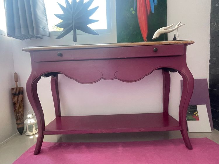 Wooden Console Table (handcrafted) รูปที่ 2