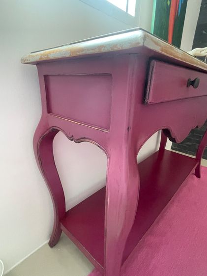 Wooden Console Table (handcrafted) รูปที่ 5