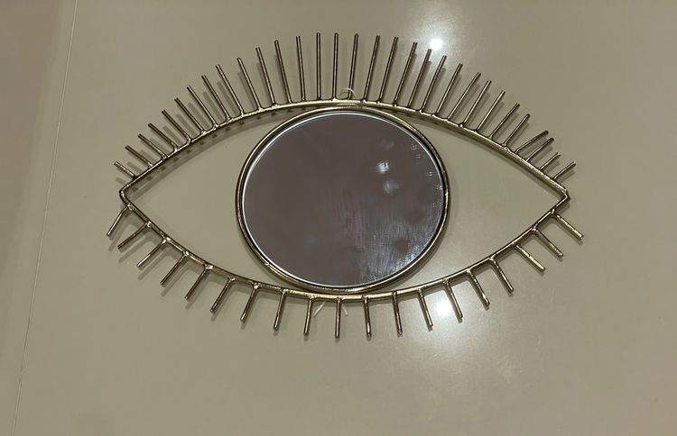 Eye Shape Metal Wall Mirror  HM Home รูปที่ 2