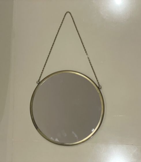 Round Metal Mirror HM Home (Brass Finish) รูปที่ 3
