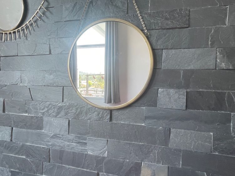 Round Metal Mirror HM Home (Brass Finish)