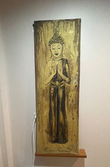 Large Buddha Painting – Original Canvas Art (150 cm)