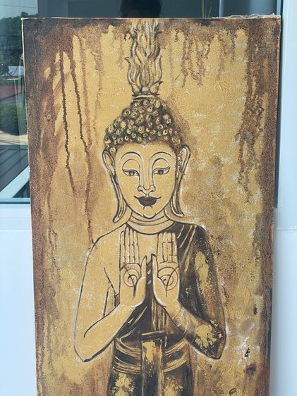 Large Buddha Painting – Original Canvas Art (150 cm) รูปที่ 3