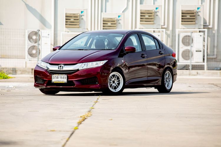 Honda City 2014 1.5 Sv Plus i-VTEC Sedan เบนซิน เกียร์อัตโนมัติ แดง รูปที่ 3