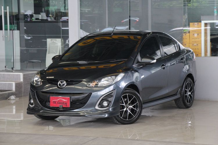 Mazda Mazda 2 2013 1.5 Elegance Spirit Sedan เบนซิน ไม่ติดแก๊ส เกียร์อัตโนมัติ เทา