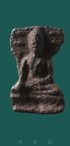 พระมเหศวร​ พิมพ์ใหญ่​ เนื้อชินเงิน​ กรุวัดพระศรีมหาธาตุจ.สุพรรณบุรี รูปที่ 7