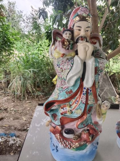 ตุ๊กตาจีนเซรามิก-ฮก ลก ซิ่ว สูงประมาณ 50-52ซม. รูปที่ 5