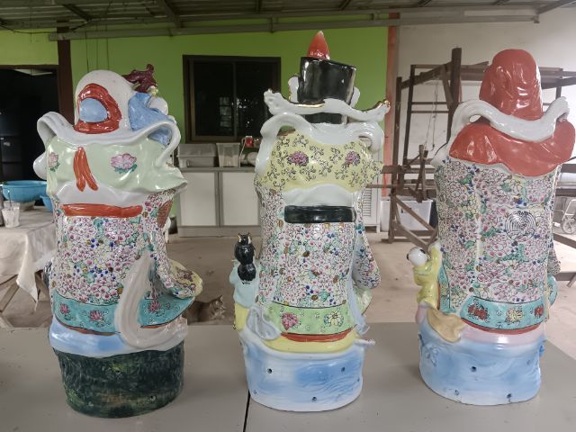 ตุ๊กตาจีนเซรามิก-ฮก ลก ซิ่ว สูงประมาณ 50-52ซม. รูปที่ 4