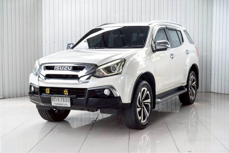 Isuzu MU-X 2017 1.9 Elegant 2WD Utility-car ดีเซล ไม่ติดแก๊ส เกียร์อัตโนมัติ ขาว รูปที่ 2
