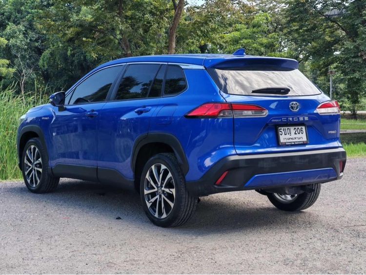 Toyota Corolla Cross 2021 1.8 Hybrid Premium Utility-car ไฮบริด ไม่ติดแก๊ส เกียร์อัตโนมัติ น้ำเงิน รูปที่ 4