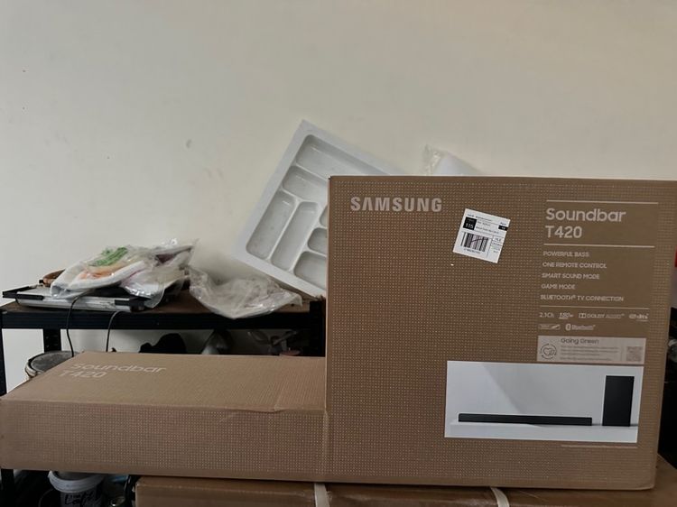 ซาวด์บาร์ ลำโพงแยกชิ้น และซับวูฟเฟอร์ Soundbar Samsung T420 ปี2026
