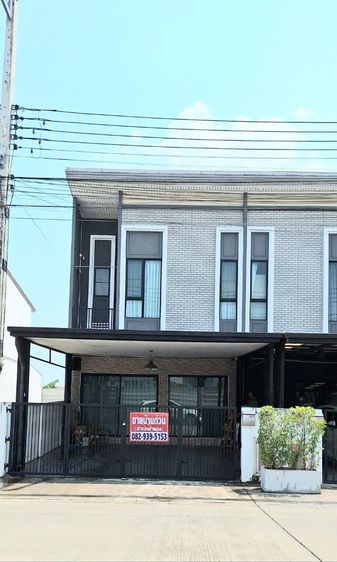 ทาวน์โฮม 2 ชั้นหลังริม 27.3 ตร.วา หมู่บ้านชีวาโฮม วงแหวน-ลำลูกกา