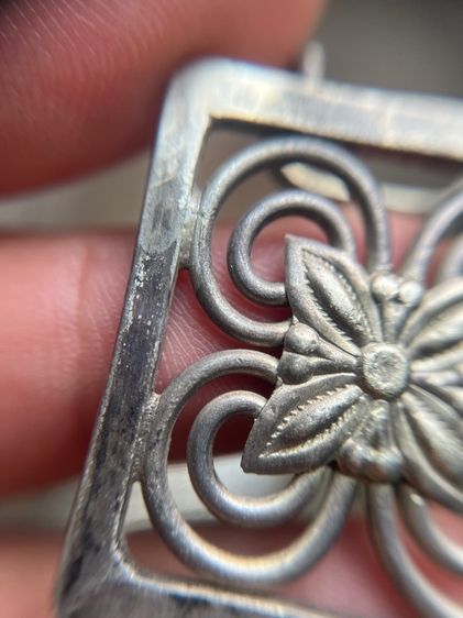 เข็มขัดเงิน ขาดชำรุด ไม่ทราบเปอร์เซ็นต์ หนัก153.6กรัม รูปที่ 5