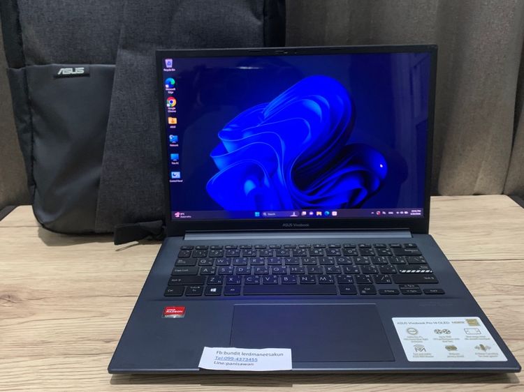 VivoBook 16 กิกะไบต์ Asus vivibook pro จอ LED 2.8K ryzen7 ram16 สวยๆ ราคาคุ้มๆ 7,800 บาท