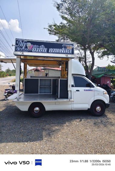 Suzuki Carry 2016 1.6 Pickup เบนซิน ไม่ติดแก๊ส เกียร์ธรรมดา ขาว