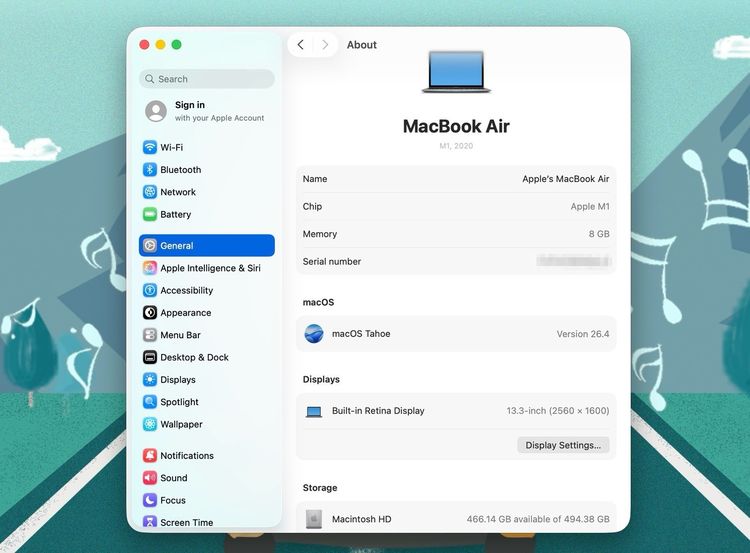 MacBook Air 13-inch M1,2020 Ram8GB SSD512GB SpaceGray รูปที่ 12