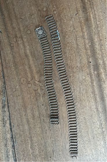 เข็มขัดเงิน ขาดชำรุด ไม่ทราบเปอร์เซ็นต์ หนัก153.6กรัม รูปที่ 2