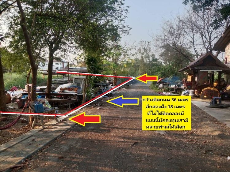 ขายที่ดิน 160  ตรวา ที่จัดสรร น้ำไฟถนนพร้อม ราคาก็ยังถูกกใกล้พหลโยธิน ควรไว้ลงทุนบ้านเช่า อพาร์ทเม้นท์ ทำเลดี ราคาดี  รูปที่ 2