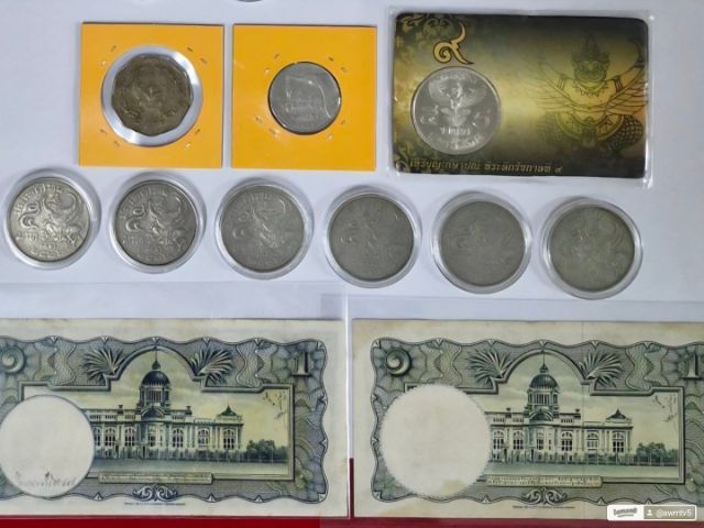 เช็ตเหรียญและธนบัตรโบราณรัชกาล รูปที่ 3