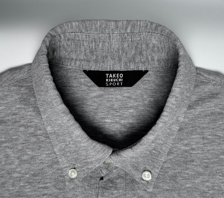 ⚠️MADE IN JAPAN‼️เสื้อโปโล TAKEO KIKUCHI ของแท้ รุ่นราคาแพง  รูปที่ 6