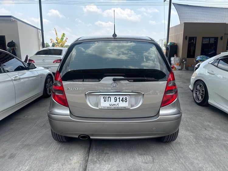 Mercedes-Benz A-Class 2005 A170 Sedan เบนซิน ไม่ติดแก๊ส เกียร์อัตโนมัติ เทา รูปที่ 4