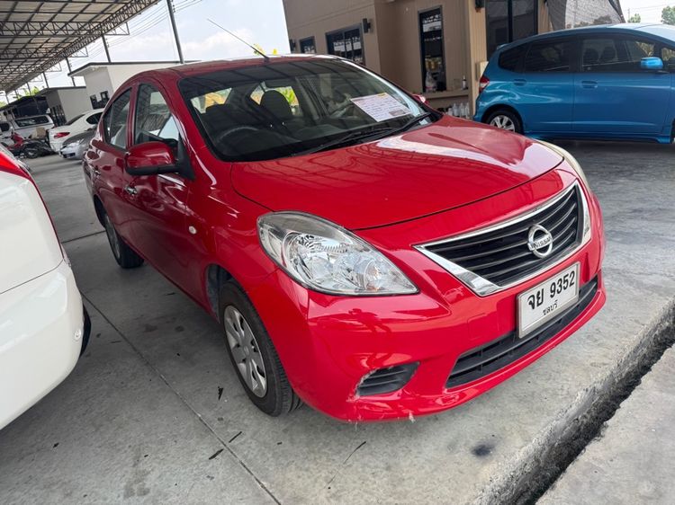 Nissan Almera 2012 1.2 V Sedan เบนซิน ไม่ติดแก๊ส เกียร์อัตโนมัติ แดง รูปที่ 3
