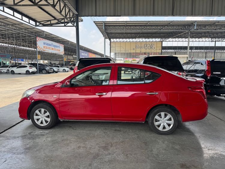 Nissan Almera 2012 1.2 V Sedan เบนซิน ไม่ติดแก๊ส เกียร์อัตโนมัติ แดง รูปที่ 4