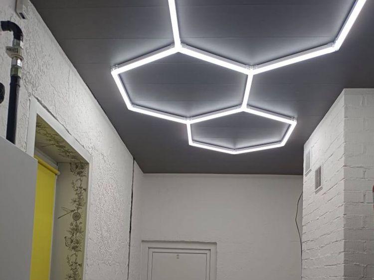 ไฟ LED ทรงรังผึ้งแบบ 3 ช่อง สำหรับติดเพดาน รูปที่ 12