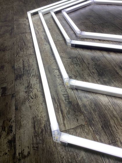 ไฟ LED รังผึ้ง (Honeycomb) 36–108W ปรับขนาดได้ สำหรับอู่รถ ร้านตัดผม ร้านเสริมสวย สำนักงาน แสงสว่างสูง ประหยัดไฟ  รูปที่ 2