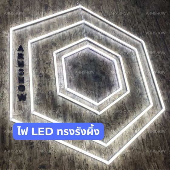 ไฟ LED รังผึ้ง (Honeycomb) 36–108W ปรับขนาดได้ สำหรับอู่รถ ร้านตัดผม ร้านเสริมสวย สำนักงาน แสงสว่างสูง ประหยัดไฟ 