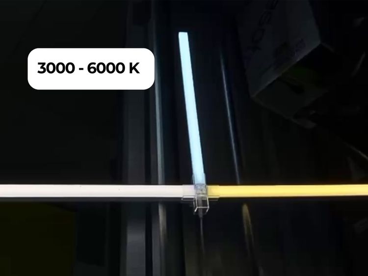 ไฟ LED โมดูล 2 ช่องสี่เหลี่ยม 108W ดีไซน์ทันสมัย สำหรับร้านตัดผม คาร์แคร์ ฟิตเนส ปรับรูปแบบได้ แสงสว่างสูง รูปที่ 2