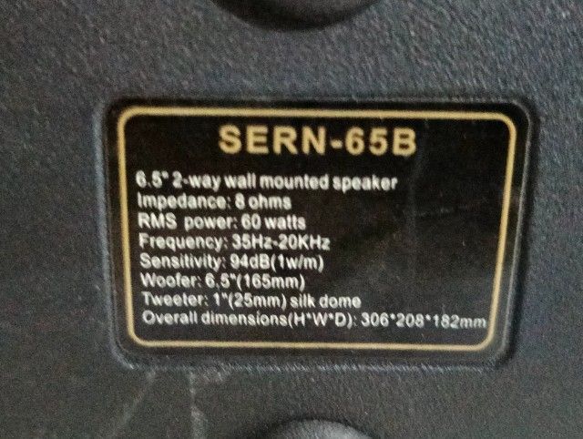 ขายลำโพง 6" 1คู่เสียงดีไม่แตก รูปที่ 3