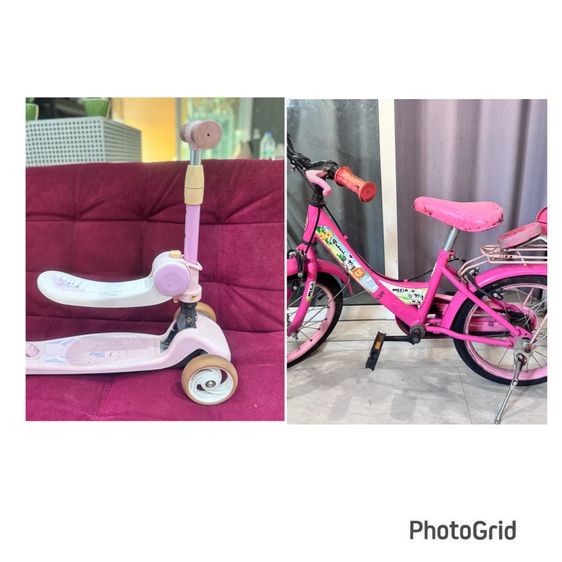 จักรยานเด็ก16นิ้ว มือ2 และสกูตเตอร์