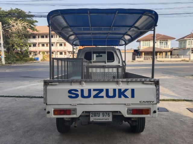 Suzuki Carry 2019 1.6 Pickup เบนซิน ไม่ติดแก๊ส เกียร์ธรรมดา ขาว รูปที่ 4