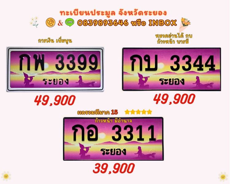 ป้ายทะเบียนประมูล