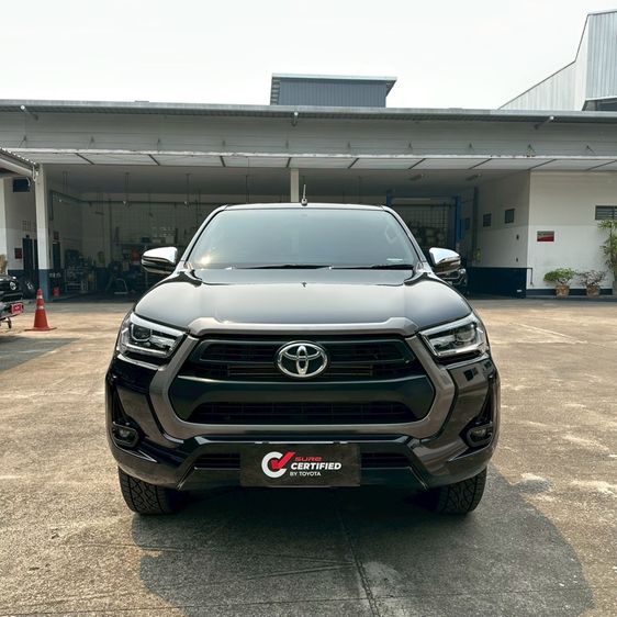 Toyota Hilux Revo 2021 Smart Cab 2.4 Mid Prerunner Pickup ดีเซล ไม่ติดแก๊ส เกียร์ธรรมดา ดำ รูปที่ 3