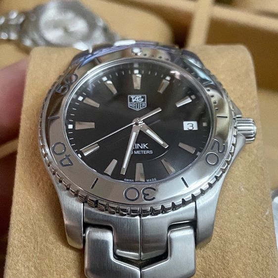 Tag Heuer Link หน้าดำ King Size. สภาพสวยๆ รูปที่ 2