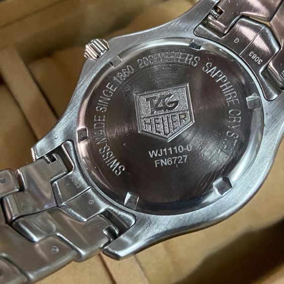 Tag Heuer Link หน้าดำ King Size. สภาพสวยๆ รูปที่ 7