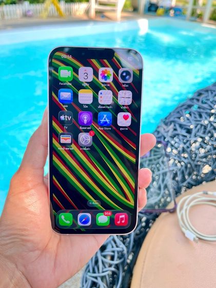 iPhone 13 128GB ใช้งานปกติ ไม่ติดไอคราว เครื่องสวยมาก สุขภาพแบต 76เปอรเซ็น รูปที่ 12